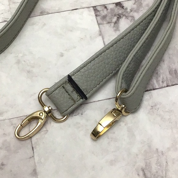 Grey Pebble Faux Leather handbag straps - Picture 2 of 4